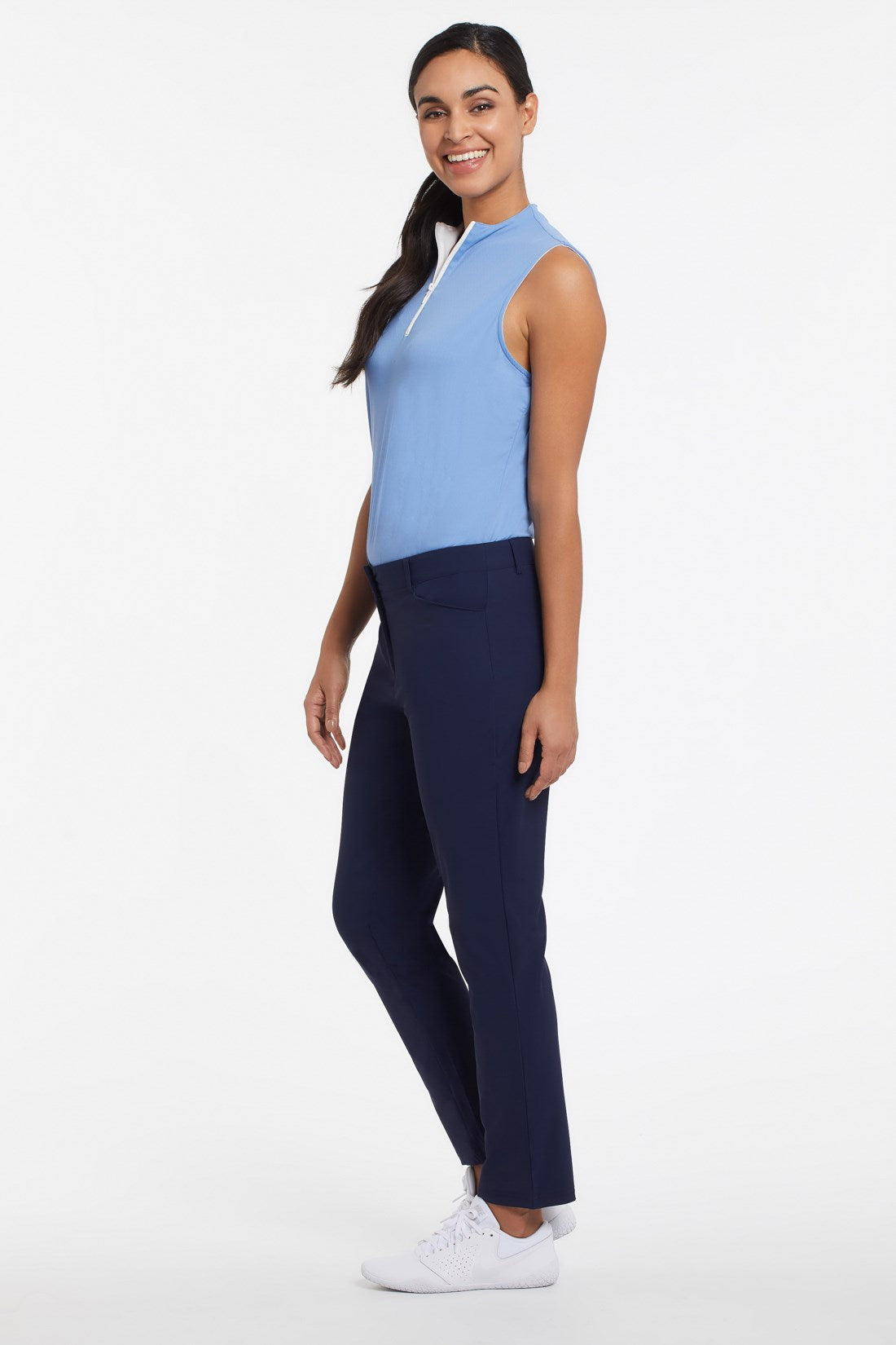 30" Straight Tech Pants - Dark Blue