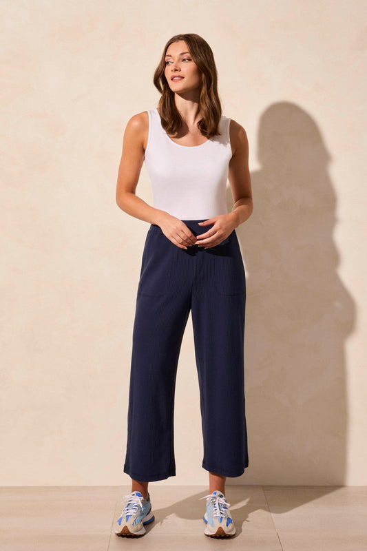 Pull-On Capri Pants - Dark Blue